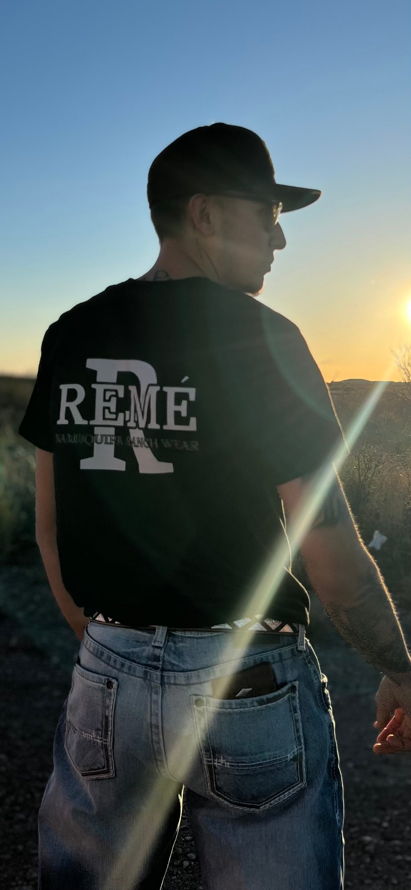 REME Namiquipa Ranch Wear (Unisex White & Brown Logo)