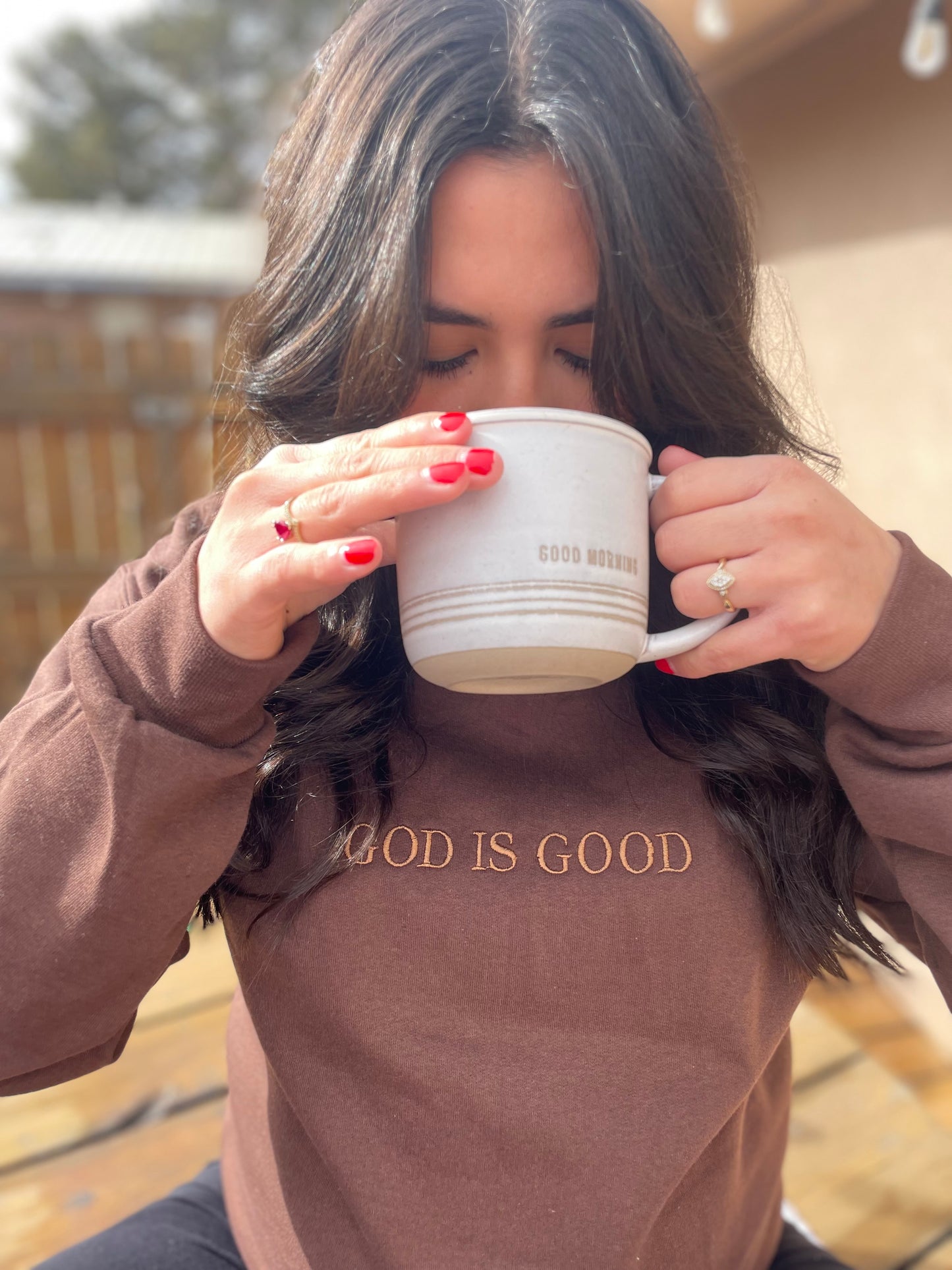 E&M "GOD IS GOOD" Sweatshirt & Hoodies