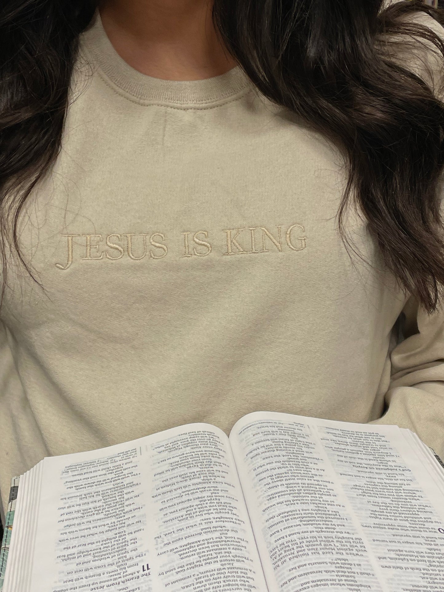 E&M  "JESUS IS KING" Sweatshirt & Hoodies