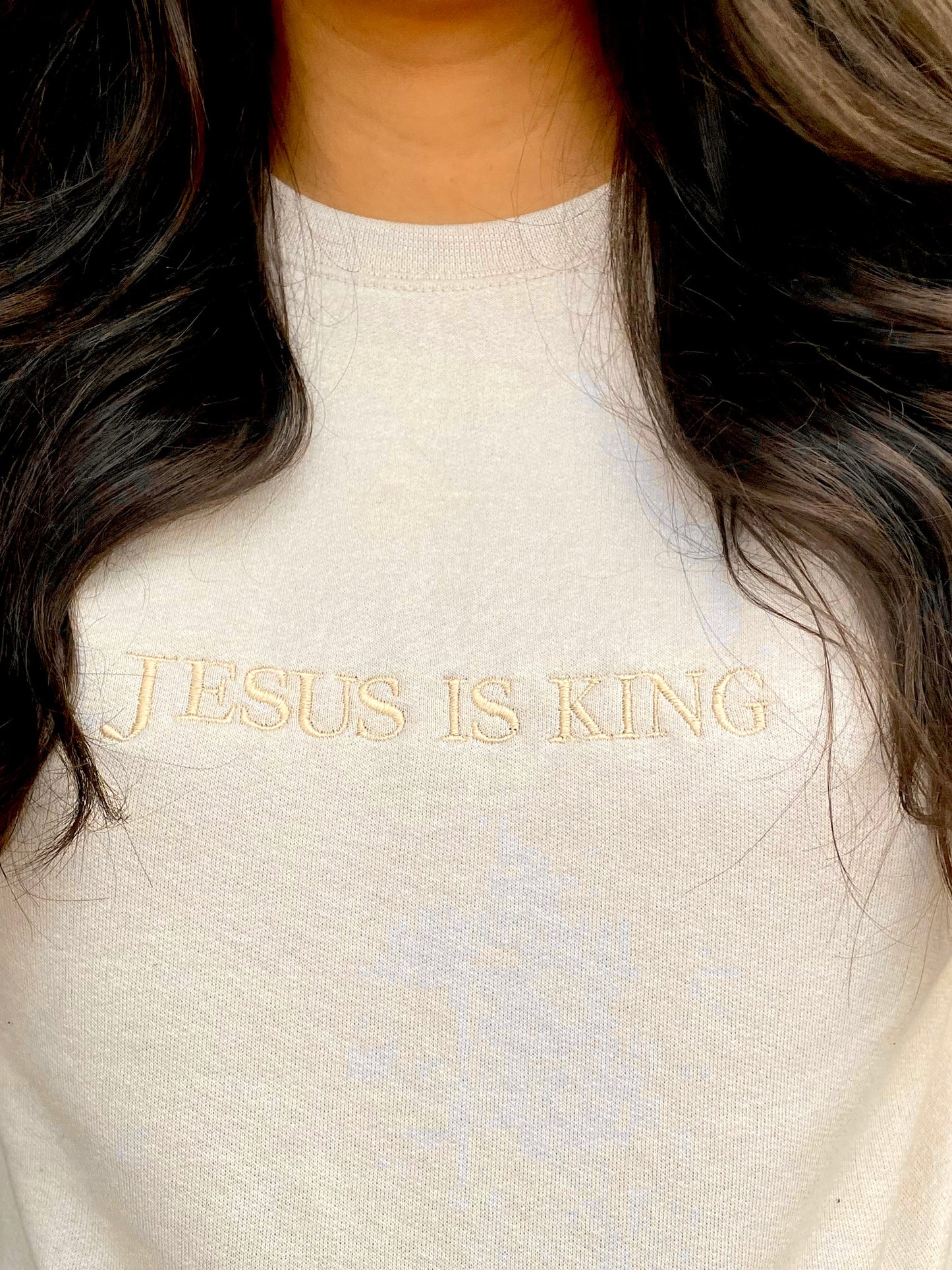 E&M  "JESUS IS KING" Sweatshirt & Hoodies