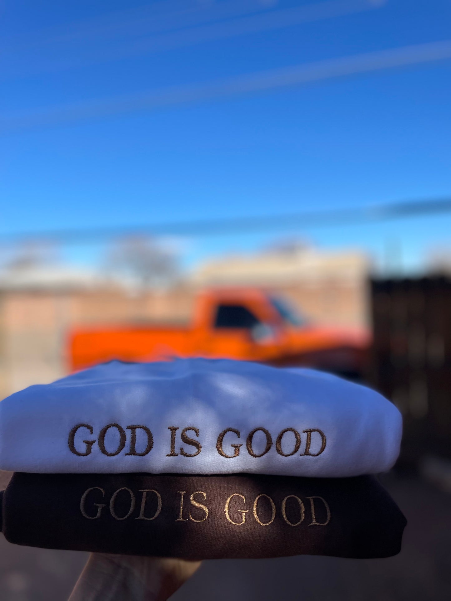 E&M "GOD IS GOOD" Sweatshirt & Hoodies