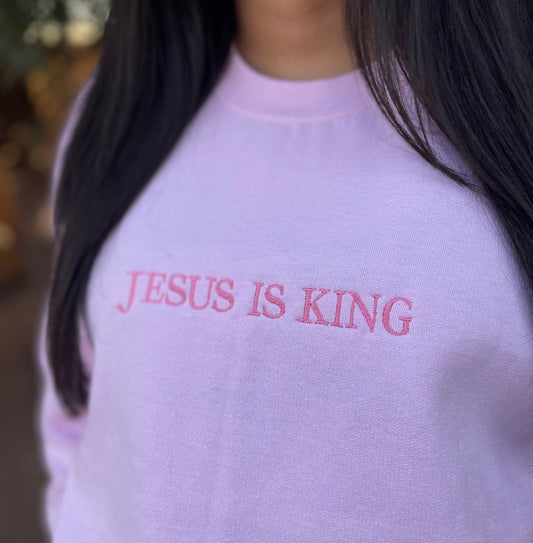 E&M  "JESUS IS KING" Sweatshirt & Hoodies