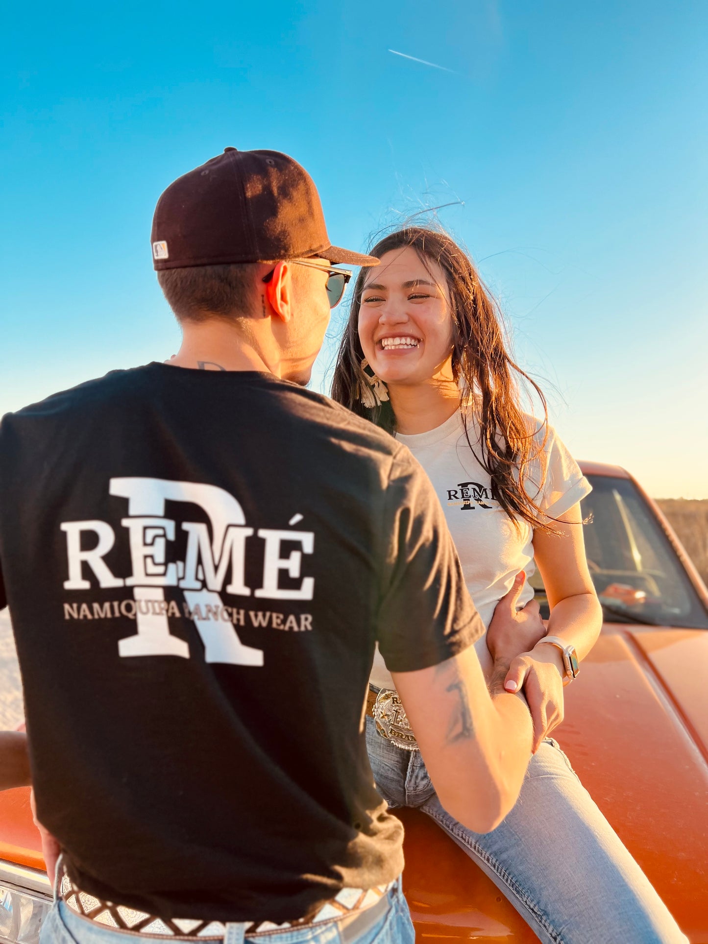 REME Namiquipa Ranch Wear (Unisex White & Brown Logo)