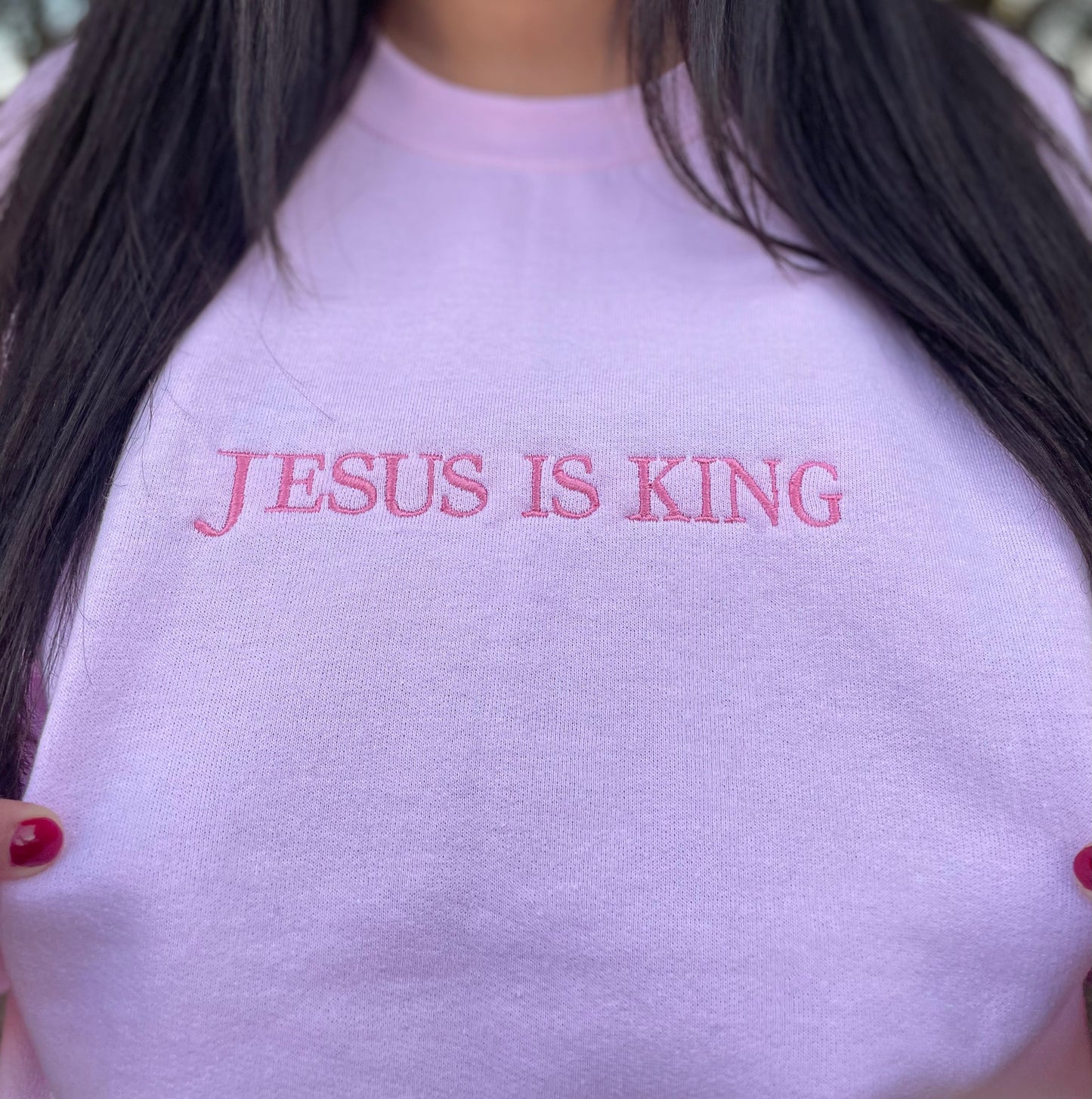 E&M  "JESUS IS KING" Sweatshirt & Hoodies