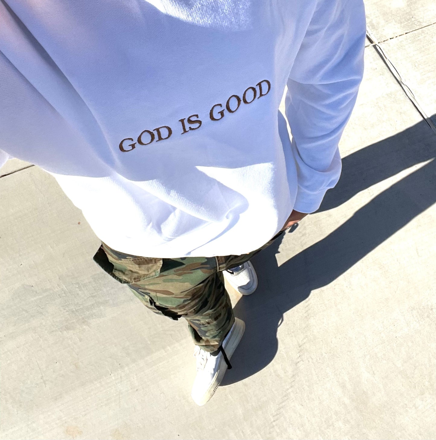 E&M "GOD IS GOOD" Sweatshirt & Hoodies